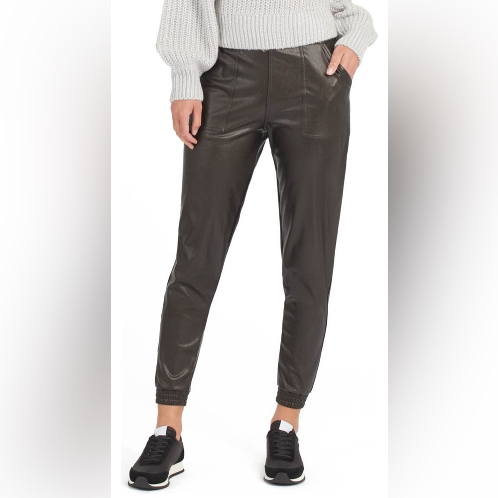 SPANX Leather Joggers